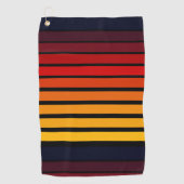 Sonnenuntergang Golfhandtuch (Vorderseite)