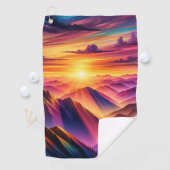 Sonnenuntergang Golfhandtuch (Insitu)