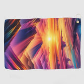 Sonnenuntergang Golfhandtuch (Horizontal)