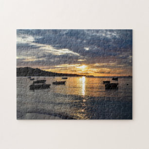 Sonnenuntergang Grenada Karibik. Puzzle