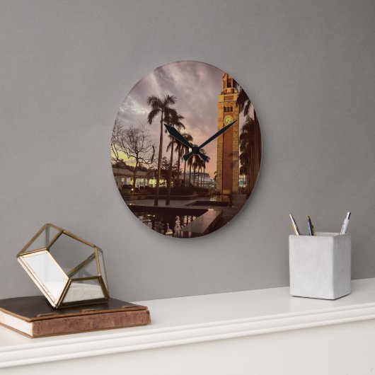 Sonnenuntergang Große Wanduhr (Büro)