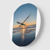 Sonnenuntergang Große Wanduhr (Winkel)