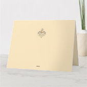 Sonnenuntergang - Grußkarte Karte (Rückseite)