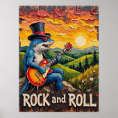 Sonnenuntergang: Hai-Rock-Anthem Poster (Vorne)