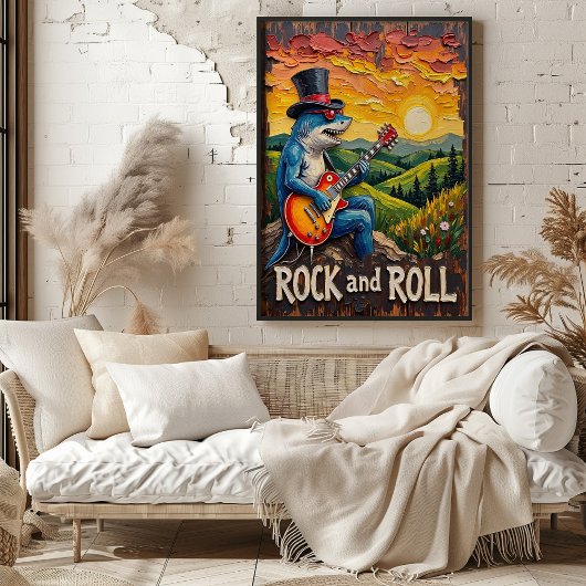 Sonnenuntergang: Hai-Rock-Anthem Poster