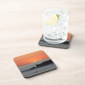 Sonnenuntergang Hard Plastic Untersetzer - Set von (Rechte Seite)