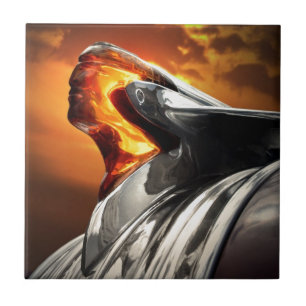 Sonnenuntergang-Hauptpontiac- Fliese