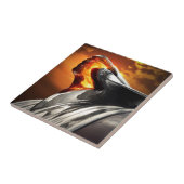 Sonnenuntergang-Hauptpontiac- Fliese (Seite)