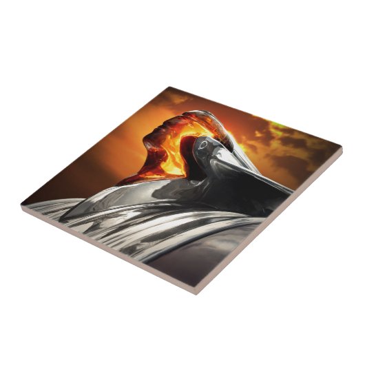 Sonnenuntergang-Hauptpontiac- Fliese (Seite)