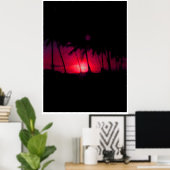 Sonnenuntergang Hawaii Poster (Heimbüro)