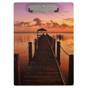 Sonnenuntergang-Himmel Klemmbrett
