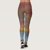 Sonnenuntergang-Himmel-Leggings Leggings (Rückseite)