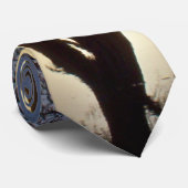 Sonnenuntergang hinter einem Baum Krawatte (Gerollt)