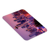 Sonnenuntergang hinter Seattle Skyline von Kerry P Magnet (Rechte Seite)
