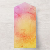 Sonnenuntergang Hochzeit Einladung (Innen Boden)