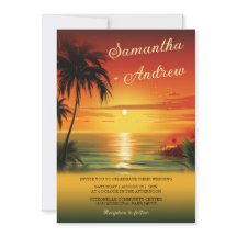 Sonnenuntergang Hochzeitsfeiern