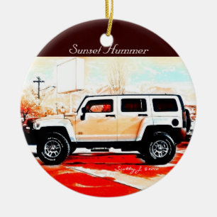 "Sonnenuntergang-Hummer" © 2010 S.J. Keramikornament