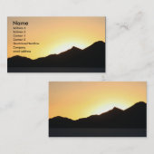 Sonnenuntergang I Visitenkarte (Vorne/Hinten)