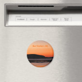 Sonnenuntergang im Bar Harbour Magnet (In Situ (Geschirrspüler))