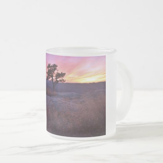 Sonnenuntergang im Bärenberg Mattglastasse (VorderseiteRechts)