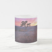 Sonnenuntergang im Bärenberg Mattglastasse (Mittel)