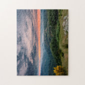 Sonnenuntergang im Bierzo Puzzle (Vertikal)