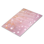 Sonnenuntergang im Crystal Notepad Notizblock (angewinkelt)