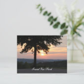 Sonnenuntergang im Grand Vue Park II Postkarte (Stehend Vorderseite)