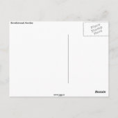 Sonnenuntergang im Hafen Postkarte (Rückseite)