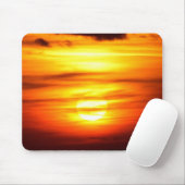 Sonnenuntergang im Herbst Mousepad (Mit Mouse)