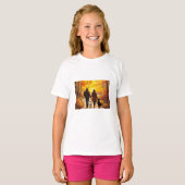 Sonnenuntergang im Herbst T-Shirt (Vorne ganz)
