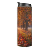 Sonnenuntergang im Herbst Thermosbecher (Nach rechts gedreht)