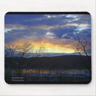 Sonnenuntergang im Hudson-Tal Mousepad