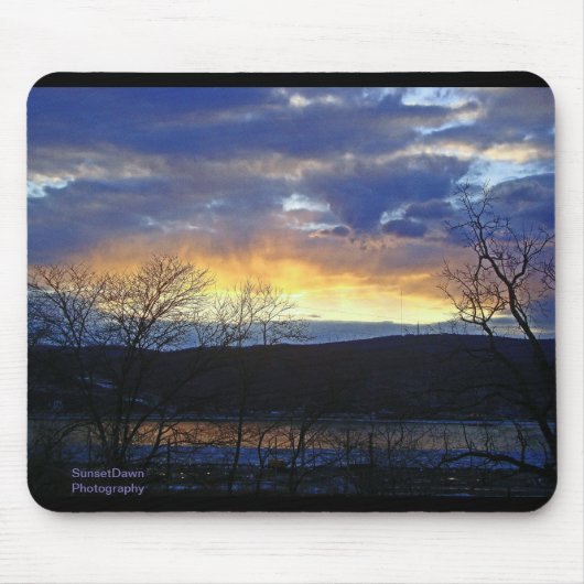 Sonnenuntergang im Hudson-Tal Mousepad (Vorne)