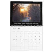 Sonnenuntergang im Kalender des Land-2017 (Mär 2027)