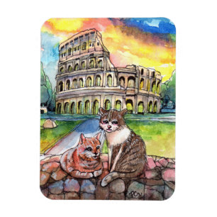 Sonnenuntergang im Kolosseum Magnet