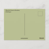 Sonnenuntergang im Komovi-Gebirge Montenegro Postkarte (Rückseite)