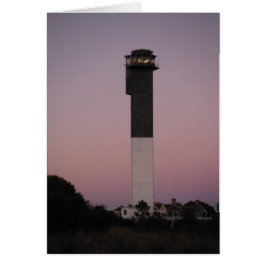 Sonnenuntergang im Leuchtturm auf der Insel Sulliv