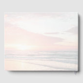 Sonnenuntergang im liebenden Speicher | Beileidsbe Gästebuch (Rückseite)