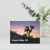 Sonnenuntergang im Luzerner Tal Postkarte (Stehend Vorderseite)