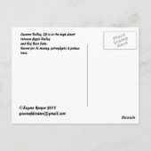 Sonnenuntergang im Luzerner Tal Postkarte (Rückseite)