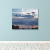 Sonnenuntergang im Mittleren Westen Leinwanddruck (Insitu (Holzboden))