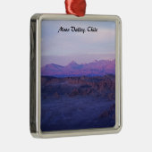 Sonnenuntergang im Mondtal - Chile Ornament Aus Metall (Rechts)