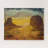 Sonnenuntergang im Monument Valley durch Gary Poli Puzzle (Horizontal)