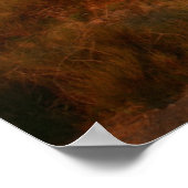 Sonnenuntergang im Orgelgebirge Poster (Ecke)