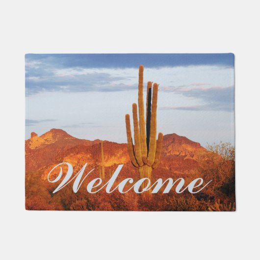 Sonnenuntergang im Osttal Fußmatte (Vorderseite)