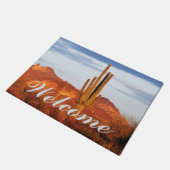 Sonnenuntergang im Osttal Fußmatte (Schrägansicht)