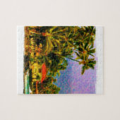 Sonnenuntergang im Palast - Große Insel Hawaii Puzzle (Horizontal)