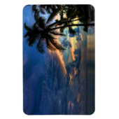 Sonnenuntergang im Paradies Premium Flexi Magnet (Vertikal)