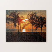 Sonnenuntergang im Paradies Puzzle (Horizontal)